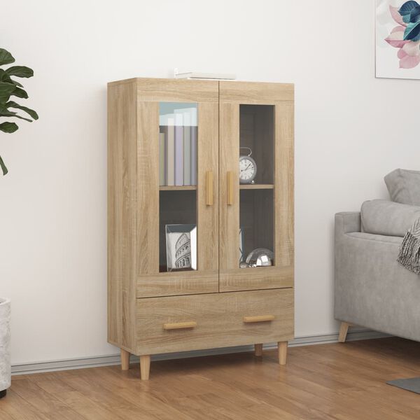 vidaXL Buffet haut Chêne sonoma 70x31x115 cm Bois d'ingénierie