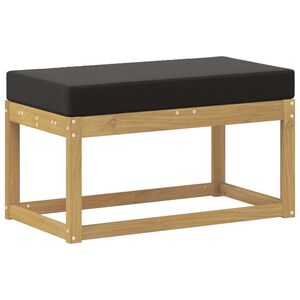 vidaXL Banc de Jardin Blanc 80 x 43 x 45 cm Bois d'Acacia Massif
