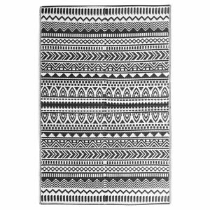 vidaXL Tapis d'ext&eacute;rieur ARAKIL Noir 140x200 cm PP
