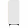 vidaXL Buffet Blanc brillant 79,5 x 33 x 82 cm Bois d'ing&eacute;nierie