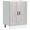 vidaXL Armoire de cuisine Porto sonoma gris bois d'ing&eacute;nierie