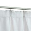 vidaXL Rideaux occultants avec crochets 2 pcs Blanc cass&eacute; 140x225 cm