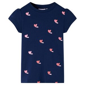 T-shirt pour enfants bleu marine 104