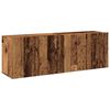 vidaXL Meubles TV muraux 2 pcs vieux bois 60x30x41 cm