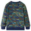 Sweatshirt pour enfants kaki foncé 92