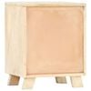 vidaXL Table de chevet 40x30x50 cm Bois de manguier massif
