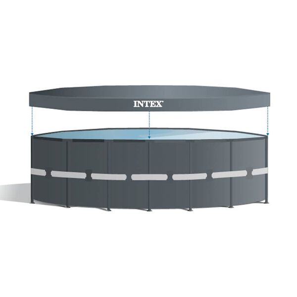 Intex Ensemble de piscine ronde Ultra XTR Frame 732 x 132 cm 26340GN