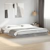 vidaXL Cadre de lit sans matelas sonoma gris 180x200 cm