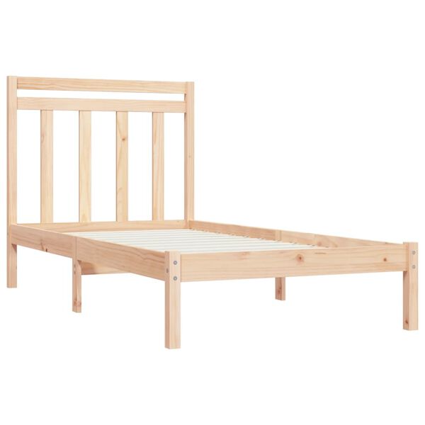 vidaXL Cadre de lit sans matelas 100x200 cm bois massif