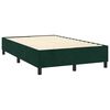 vidaXL Sommier &agrave; lattes de lit avec matelas vert fonc&eacute; 120x190 cm