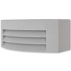 vidaXL Applique murale ext&eacute;rieure Aluminium Gris