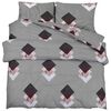 vidaXL Ensemble de housse de couette multicolore 220x240 cm coton