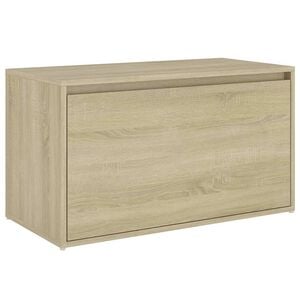 vidaXL Banc d'entr&eacute;e 80x40x45 cm Ch&ecirc;ne sonoma Bois d'ing&eacute;nierie