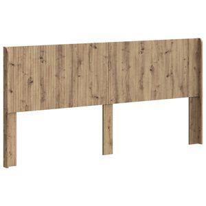 vidaXL T&ecirc;te de lit Ch&ecirc;ne artisanal Bois d'ing&eacute;nierie