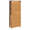 vidaXL Haut Armoire Bois Ancien 69,5 x 32,5 x 180 cm Bois d'ing&eacute;nierie