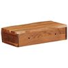 vidaXL &Eacute;tag&egrave;res murales 2 pcs 30x17x8 cm bois massif d'acacia