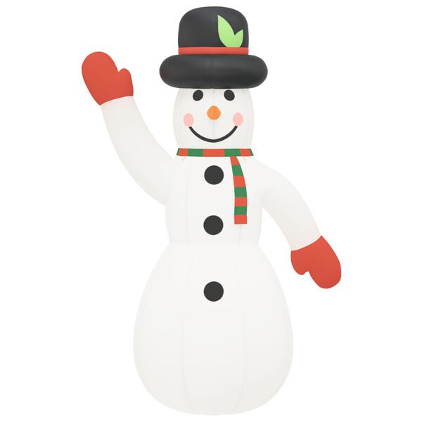 vidaXL Bonhomme de neige gonflable de Noël avec LED 805 cm
