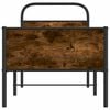 vidaXL Cadre de lit sans matelas 75x190cm ch&ecirc;ne sonoma bois ing&eacute;nierie