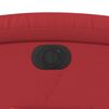 vidaXL Fauteuil inclinable &eacute;lectrique rouge similicuir