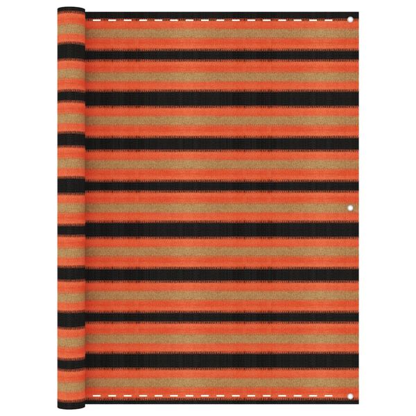 vidaXL Écran de balcon Multicolore 120x500 cm PEHD