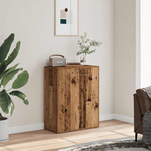 vidaXL Buffet vieux bois 60x30x75 cm bois d'ingénierie