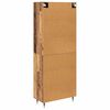 vidaXL Haut Armoire 2 pcs Bois ancien Bois d'ing&eacute;nierie