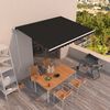 vidaXL Auvent r&eacute;tractable automatique 450x350 cm Anthracite