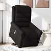 vidaXL Fauteuil de massage inclinable Noir Tissu