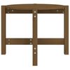 vidaXL Table basse Marron miel &Oslash; 62,5x45 cm Bois massif de pin