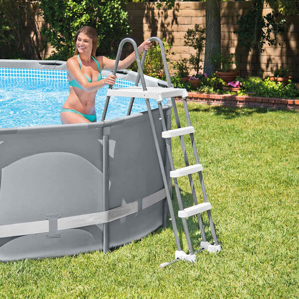 Intex &Eacute;chelle de s&eacute;curit&eacute; pour piscine &agrave; 4 marches 122 cm