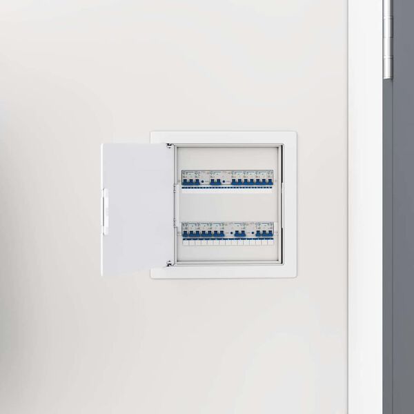 vidaXL Panneaux d'Acc&egrave;s 2 pcs Blanc 20 x 20 cm Plastic ABS