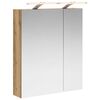 vidaXL Armoire Miroir de Salle de Bain Ch&ecirc;ne artisan 60 x 14,5 x 70 cm