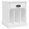 vidaXL Table de chevet blanc 43x36x50 cm