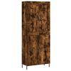 vidaXL Buffet haut Ch&ecirc;ne fum&eacute; 69,5x34x180 cm Bois d'ing&eacute;nierie