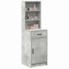 vidaXL Haut Armoire Gris b&eacute;ton 40 x 40,5 x 135 cm Bois d'ing&eacute;nierie