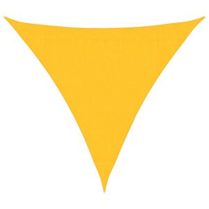 vidaXL Voile d'ombrage 160 g/m&sup2; Jaune 3,6x3,6x3,6 m PEHD
