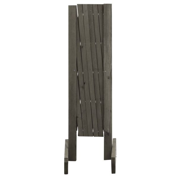 vidaXL Cl&ocirc;ture en treillis de jardin Gris 120x60 cm Bois de sapin