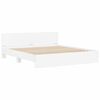 vidaXL Cadre de lit sans matelas blanc 160x200 cm