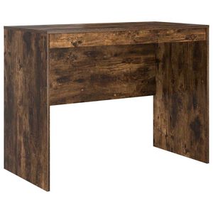 vidaXL Bureau Ch&ecirc;ne fum&eacute; 100 x 50 x 76 cm
