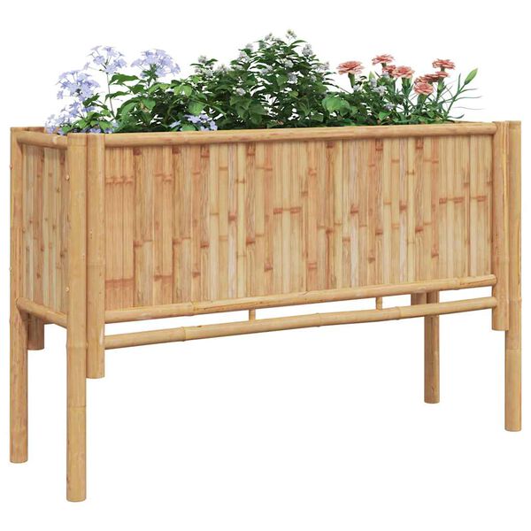 vidaXL Jardinière surélevée Marron 110 x 35 x 70 cm Bambou