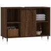 vidaXL Armoire salle de bain chêne marron 80x33x60cm bois d'ingénierie