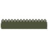 vidaXL Bordures de pelouse 30 pc 103 x 0,05 x 22 cm Acier Vert olive