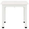 vidaXL Table basse Blanc 40 x 40 x 36 cm Bois de pin massif