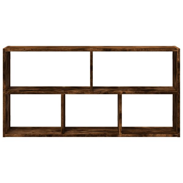 vidaXL Étagère murale chêne fumé 100x25x50 cm bois d'ingénierie