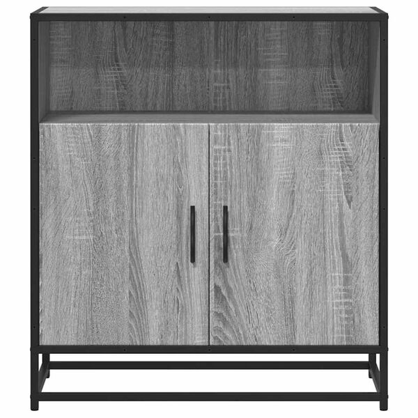vidaXL Buffet sonoma gris 68x35x76 cm bois d'ingénierie