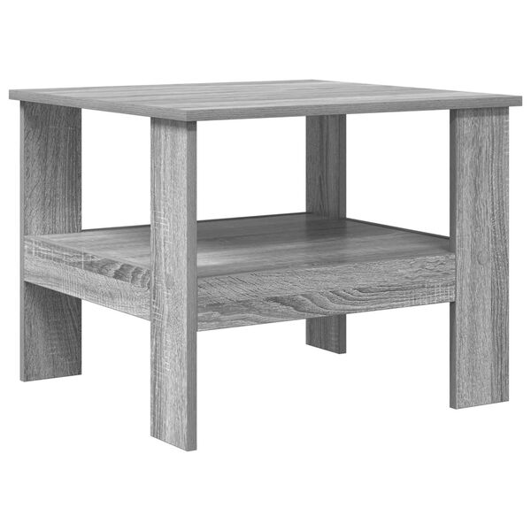 vidaXL Table basse Gris Sonoma 57 x 55 x 45 cm Bois d'ing&eacute;nierie