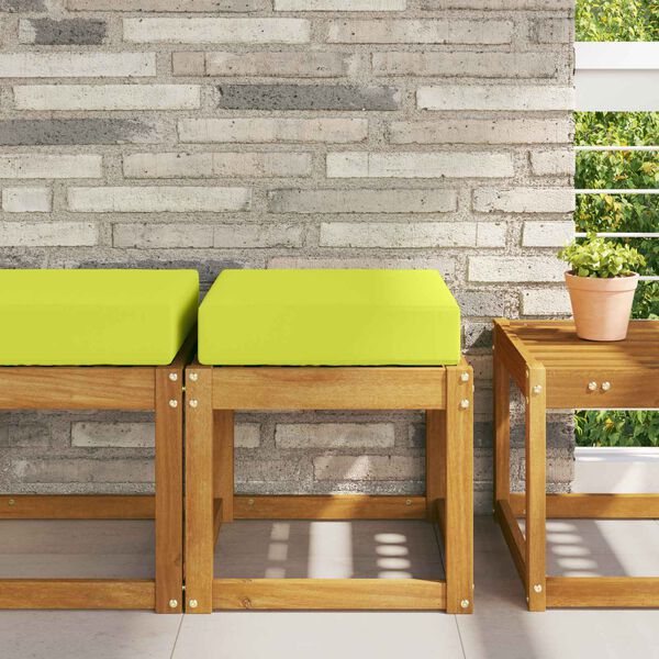 vidaXL Coussin de Si&egrave;ge d'Ext&eacute;rieur Vert 40 x 40 x 8 cm