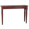 vidaXL Table console Marron classique 110x30x75cm Bois d'acajou massif