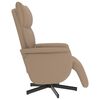 vidaXL Fauteuil inclinable avec repose-pieds cappuccino similicuir