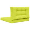 vidaXL Coussin de canap&eacute; d'ext&eacute;rieur 2 pcs Vert Polyester